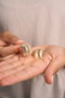 Heliophilia Silver Pendientes de Oro con Recubrimiento de Laca
